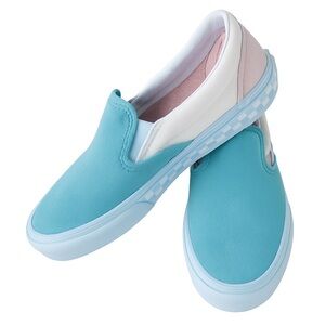 Vans Classic Slip-On Pastel Colorblock Shoes Men 6 Women 7.5 Skate Sneaker